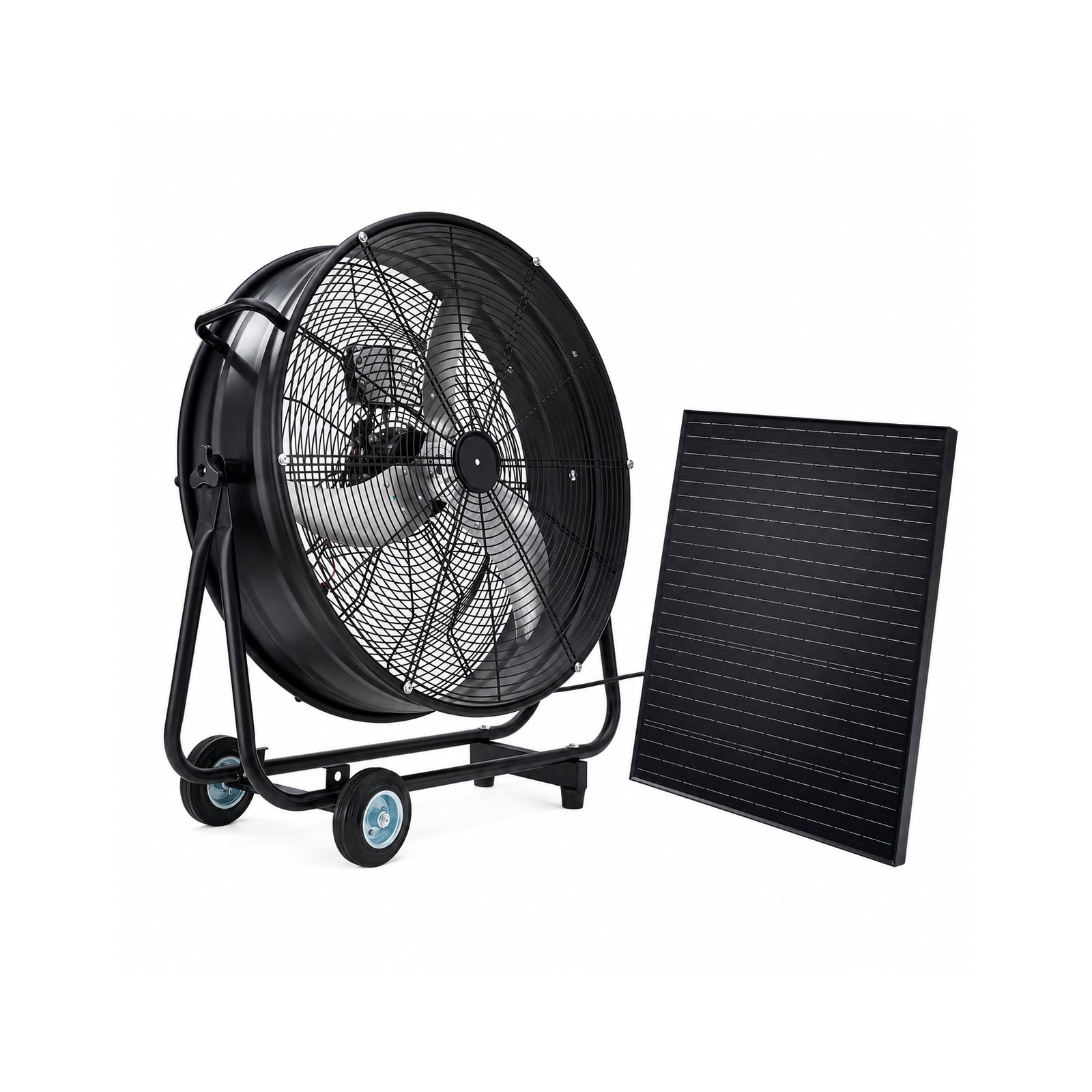 30" Wheeled Solar Fan