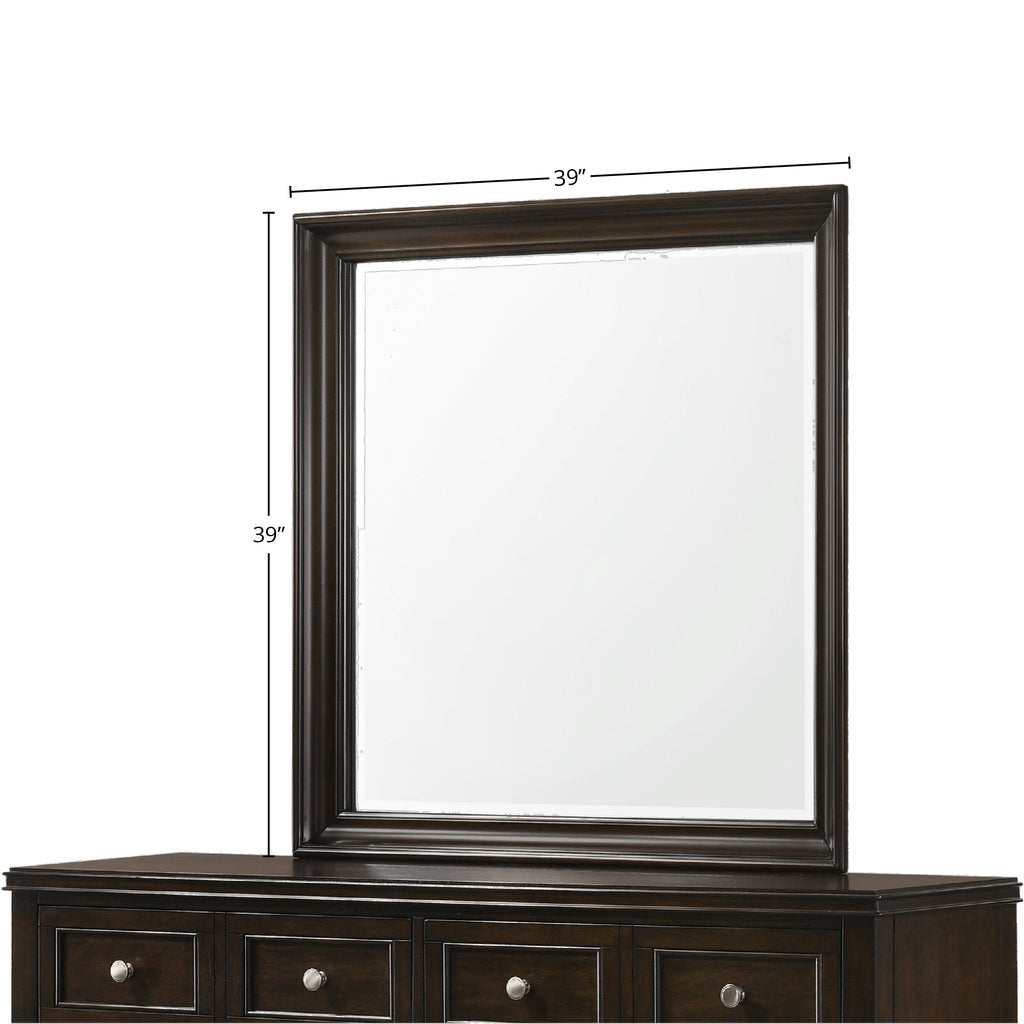 Merlot Square Mirror