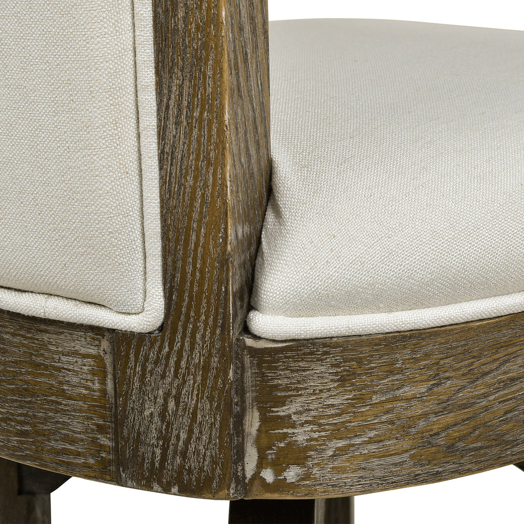 Henry 27" Armless Swivel Counter Height Bar Stool