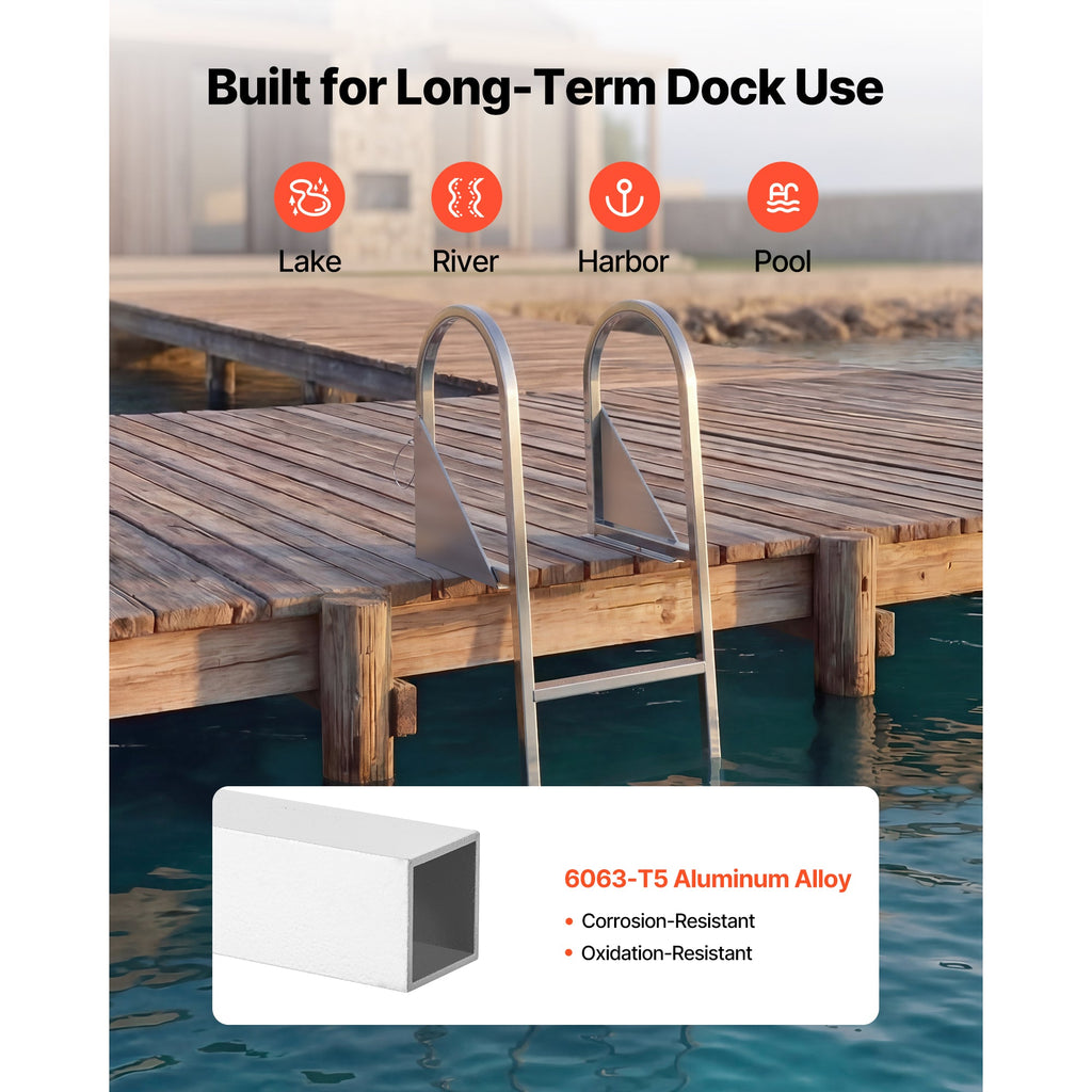 Flip-Up Dock Ladder, 4-Step