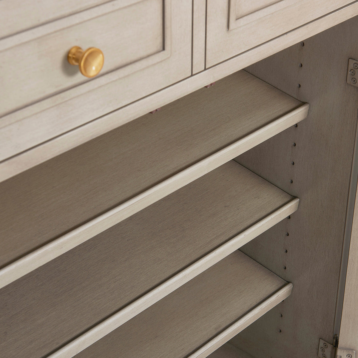 Dauphin Handpainted Entryway Storage Cabinet