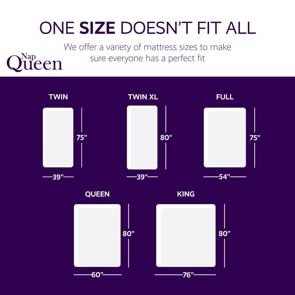NapQueen 8 Inch Twin XL Memory Foam Mattress