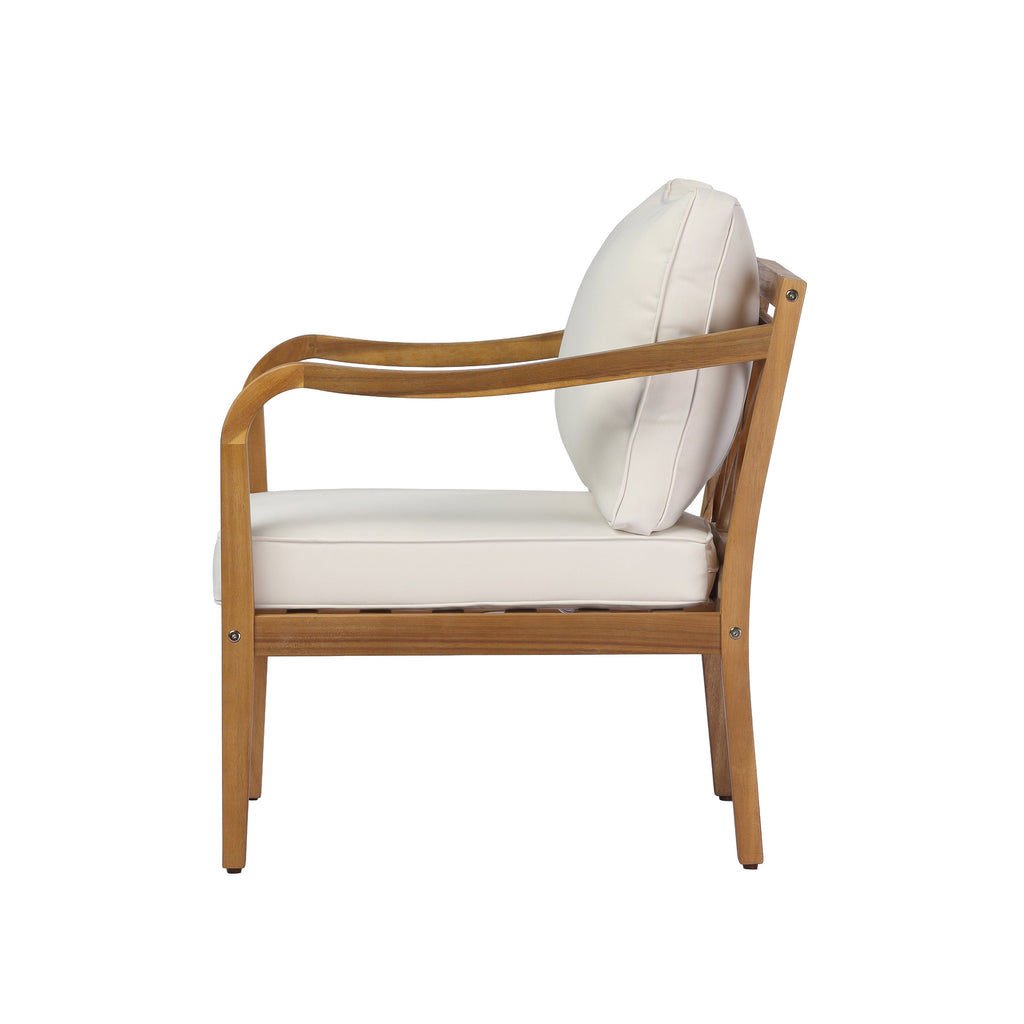Acacia Wood Patio Club Chair