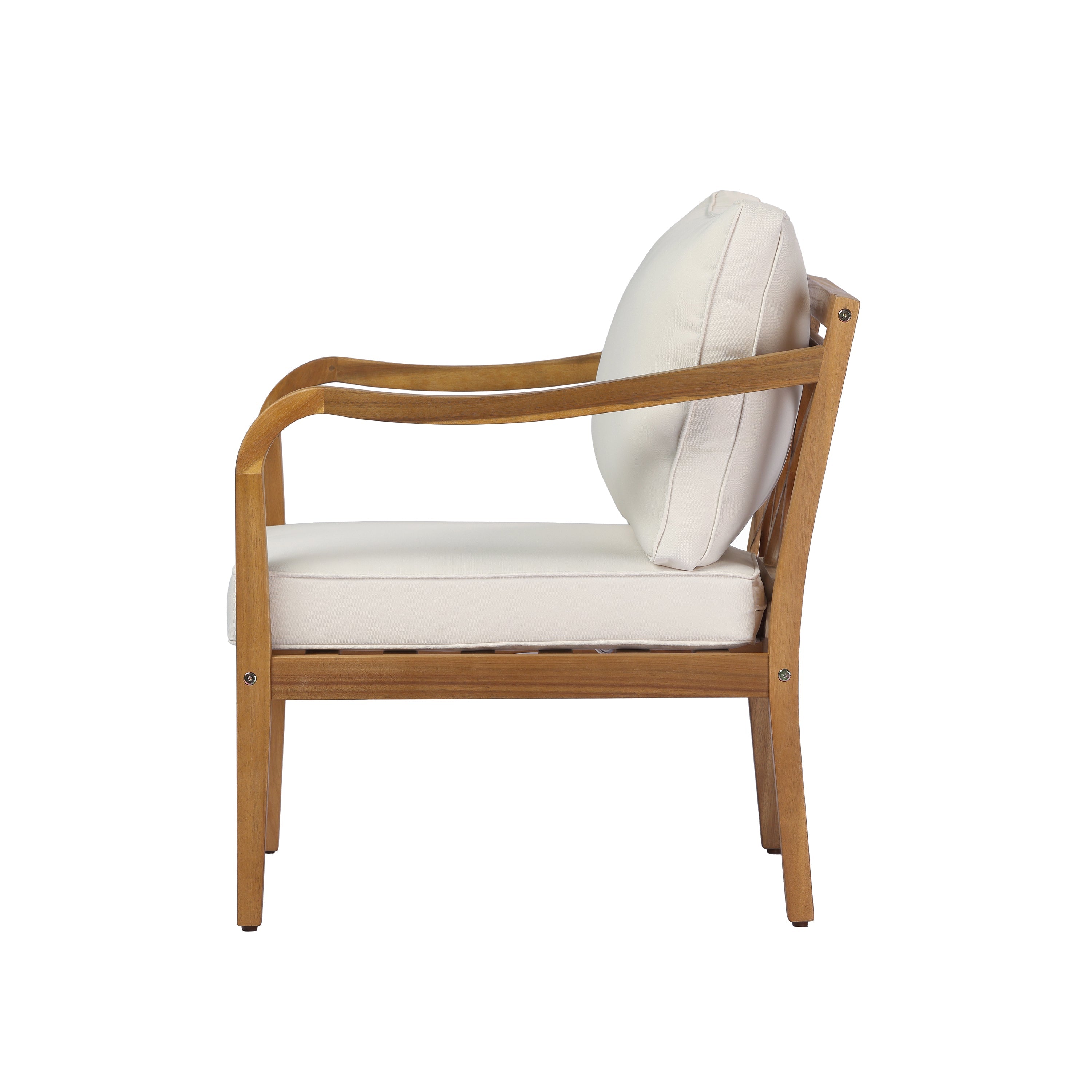 Acacia Wood Patio Club Chair