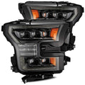 AlphaRex 17-20 Ford Raptor NOVA LED Proj Headlights Plank Style Alpha Black w/Activ Light/Seq Signal 880163 *Discontinued