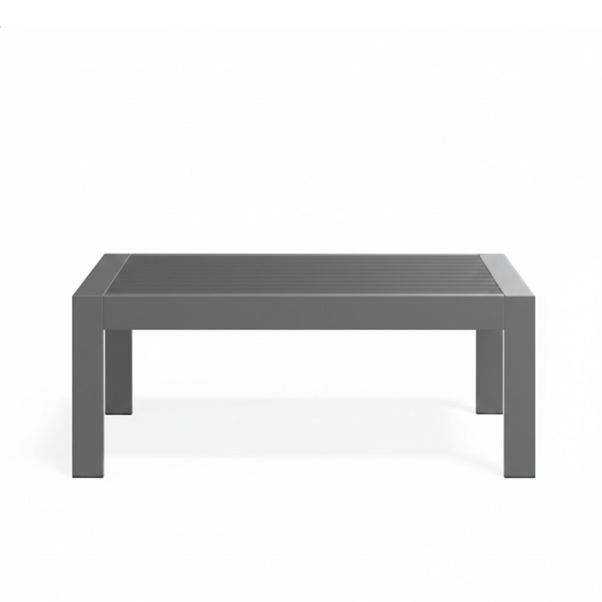 43" x 24" All-Weather Metal Outdoor Coffee Table