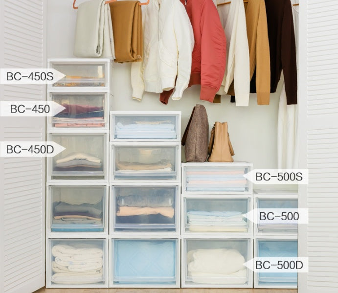 Drawer And Drawer Drawer Style Transparent Storage Box