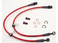Agency Power Front Steel Braided Brake Lines - 02-05 Subaru WRX
