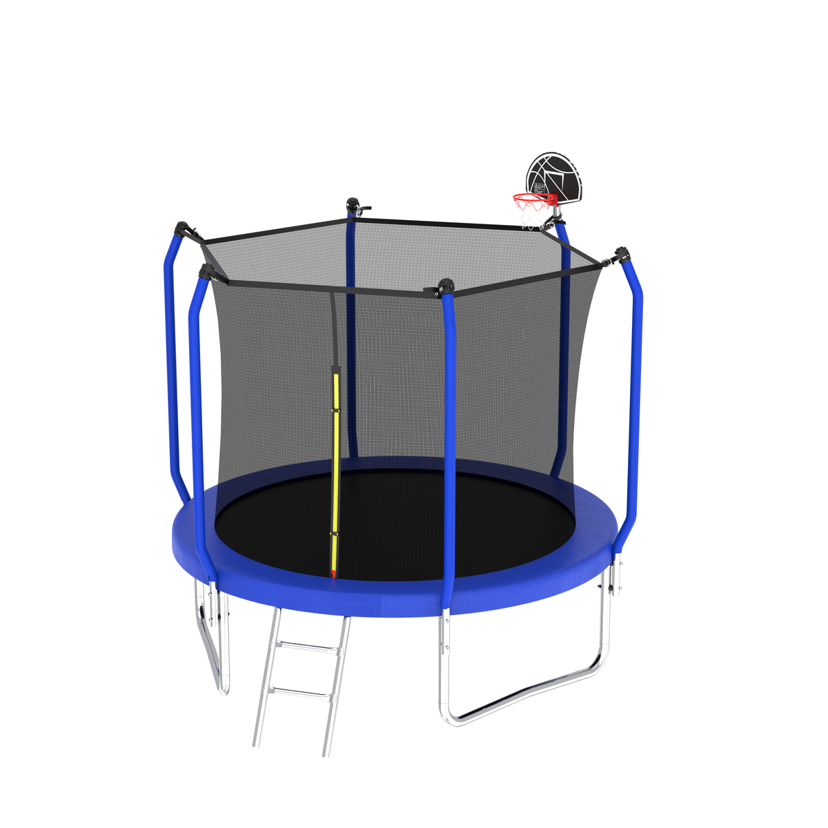 8FT Trampoline with Basketball Hoop