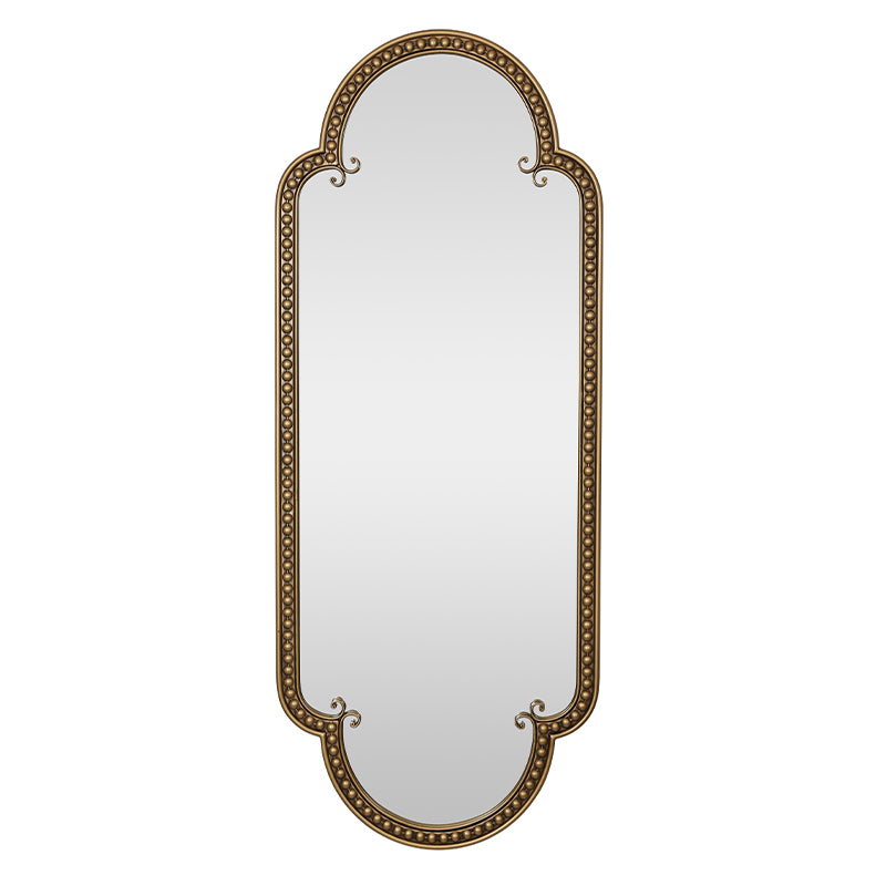 Scalloped Oval Wall Mirror - Vintage