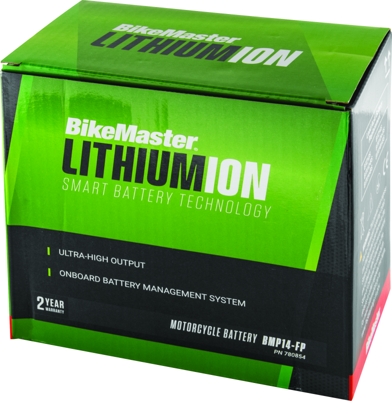 BikeMaster Lithium Ion 2.0 Battery BMP14-FP 780854