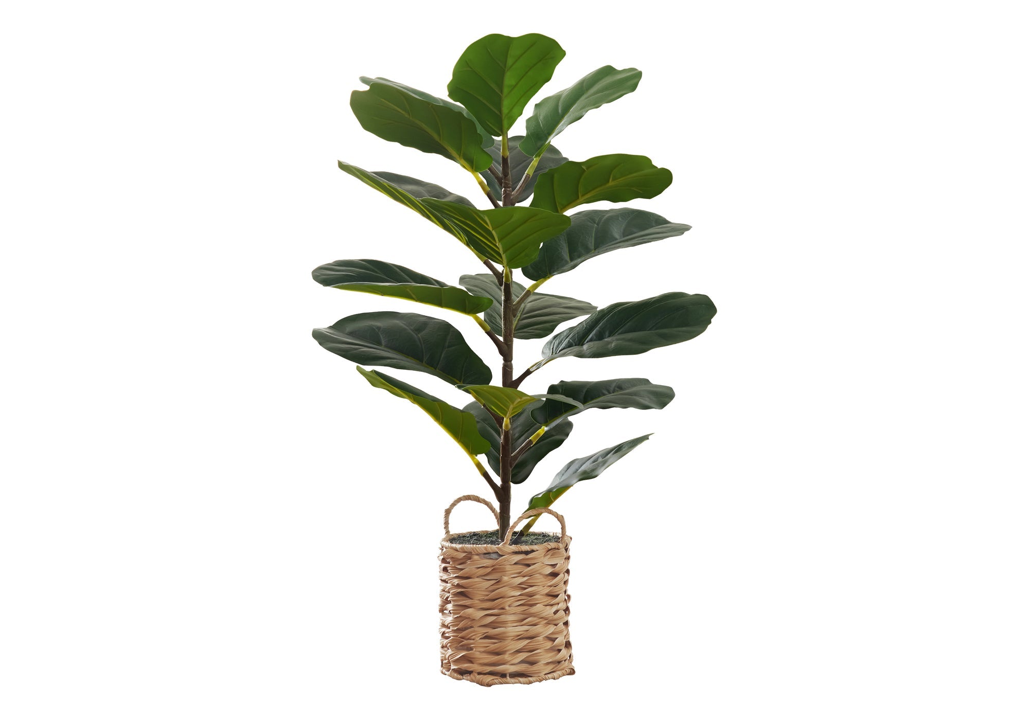 28" Tall Artificial Fiddle Tree Indoor Plant