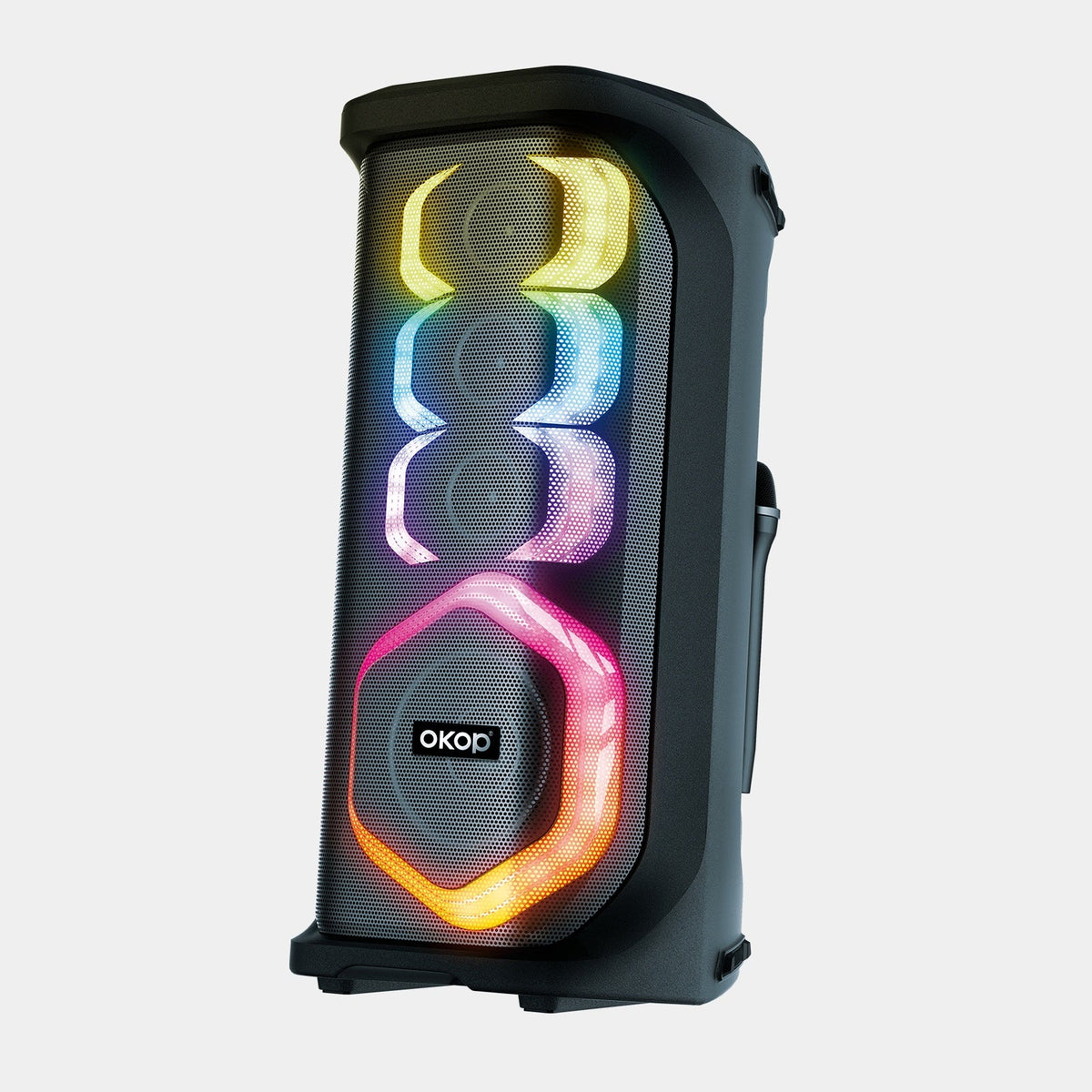 KP-8014 Hot-selling 80W High-power Outdoor Bluetooth Speaker With Dual Microphones Featuring Heavy Bass And Long Battery Life In Stock