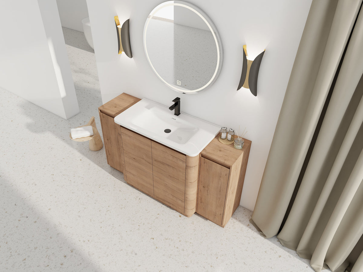 60'' Freestanding Bathroom Vanity With Storage