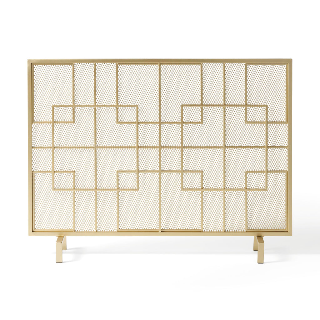 Dorothy Modern Iron Fire Screen