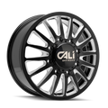 Cali Off-Road 9110D Summit Dually 20x8.25 / 8x200 BP / -232mm Offset / 142mm Hub Gls Blk Mill Wheel 9110D-2877BMR232