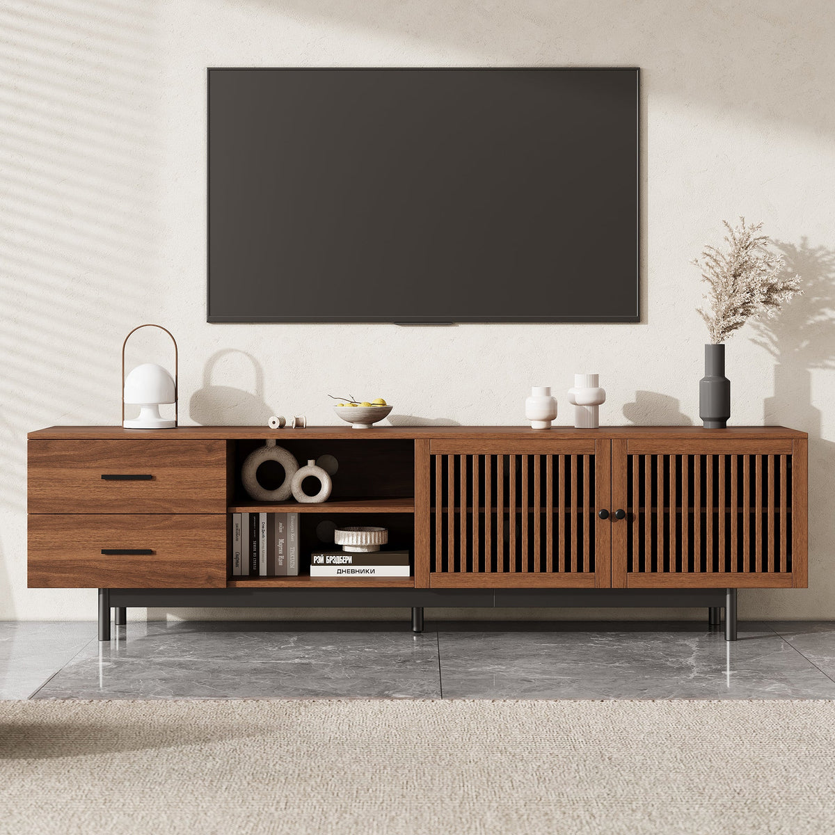 78 Inch Modern TV Stand for TVs up to 85"