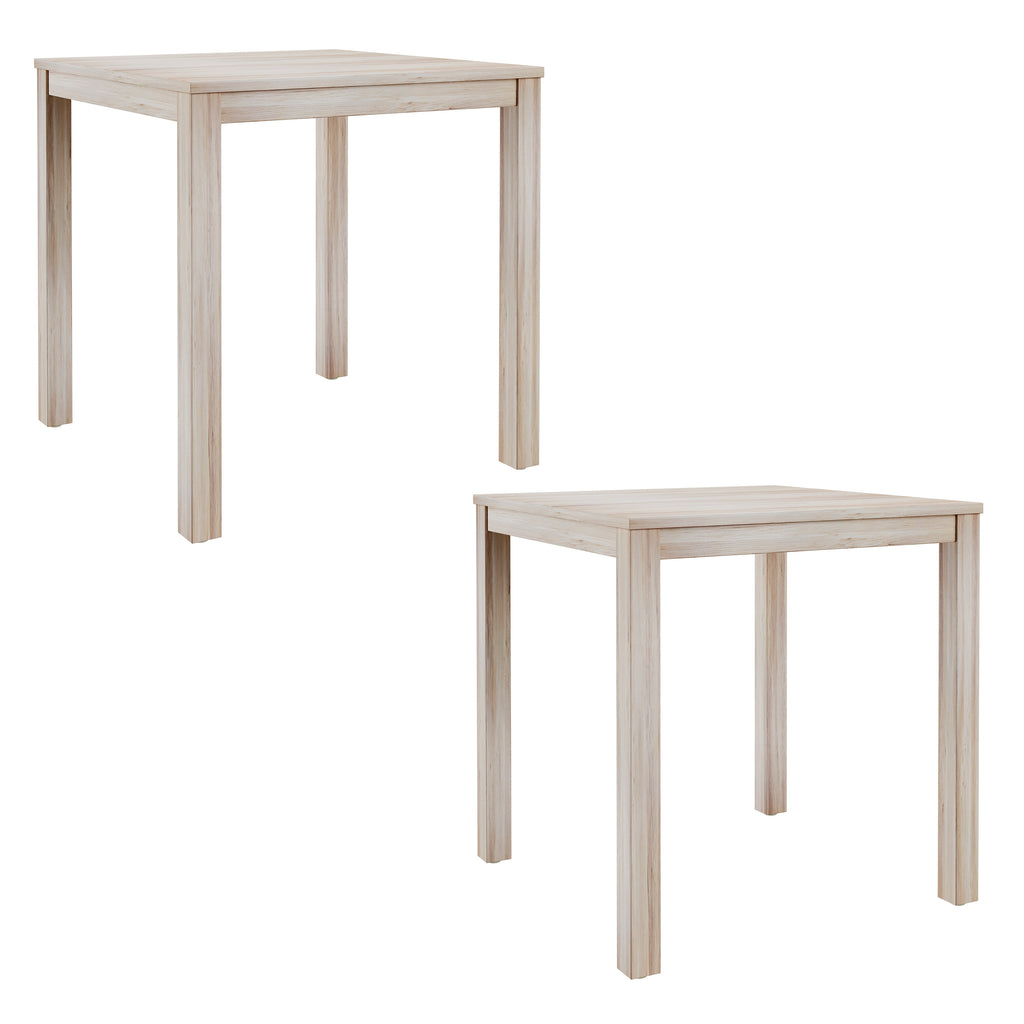 Beige End Tables, Set Of 2
