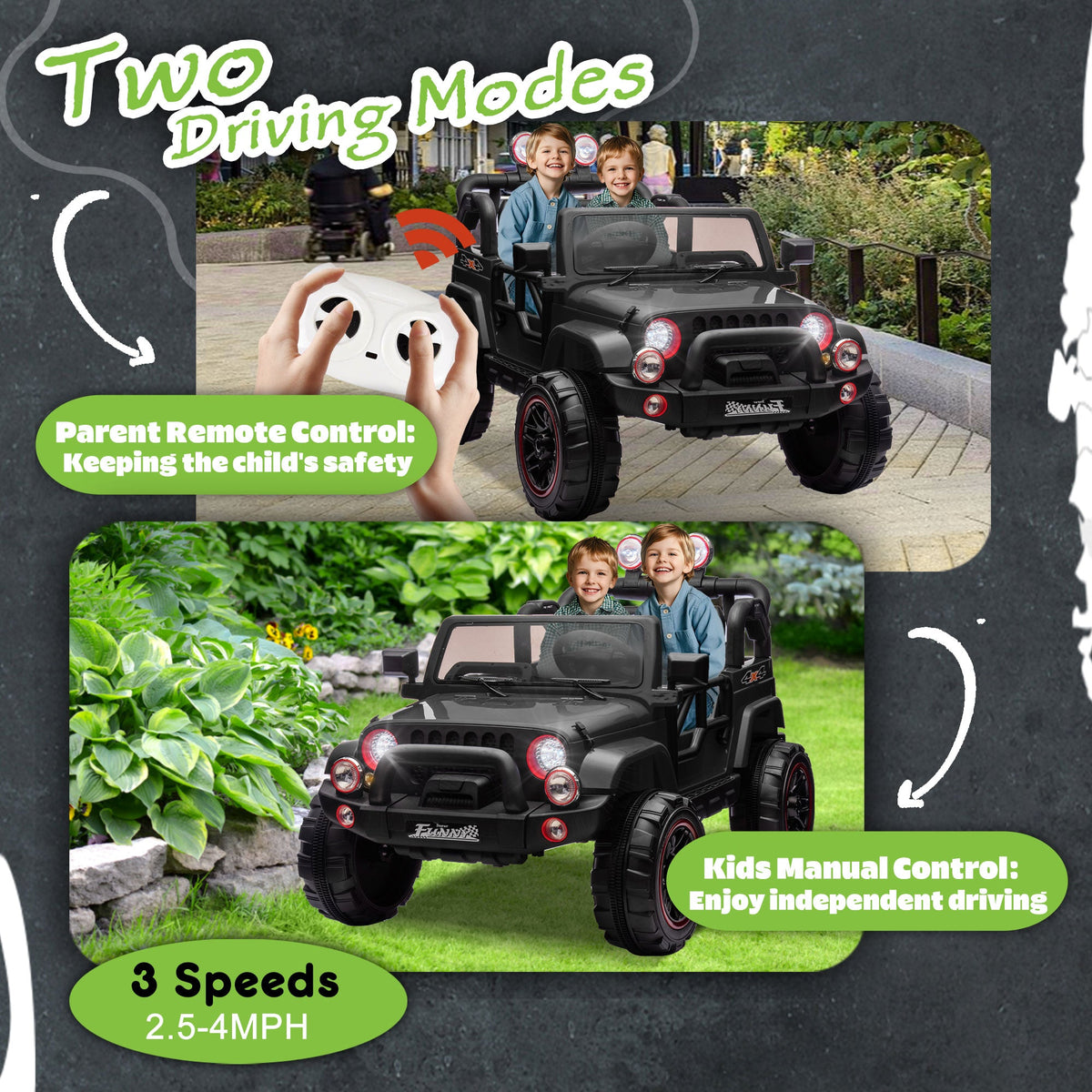 24V Kids Ride On Electric Car