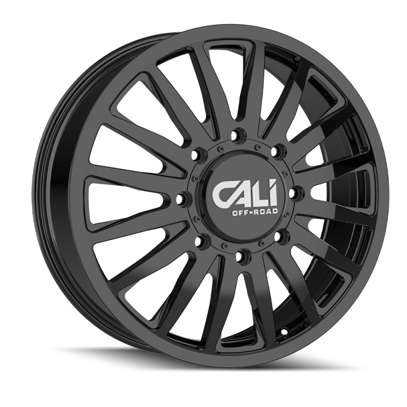 Cali Off-Road 9110D Summit Dually 20x8.25 / 8x165.1 BP / 115mm Offset / 121.3mm Hub Gls Blk Wheel 9110D-2881GBF115