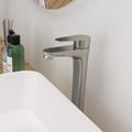 Brushed Nickel Vessel Sink Faucet