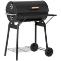 Outsunny 30" Portable Barrel BBQ Grill