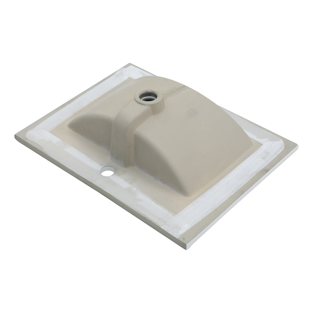 24" x 18" Bathroom Ceramic Console Sink
