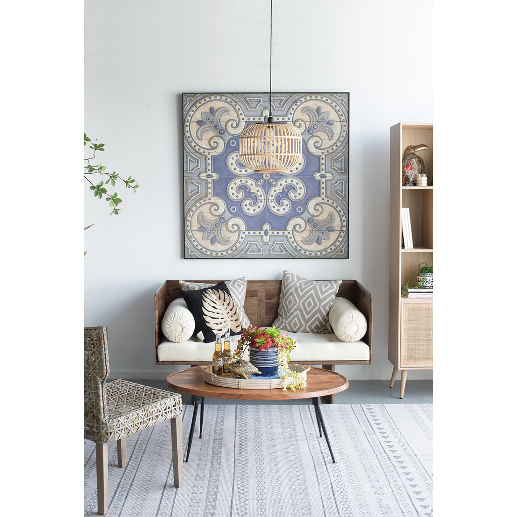 39x26x16" Oval Coffee Table