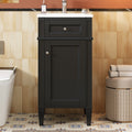 16-Inch Bathroom Vanity with Ceramic Sink