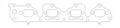 Cometic Gasket Cometic GM L42/L61/LAT/LE5 Gen-1/2 ECOTEC .030in MLS Exhaust Manifold Gasket C4150-030