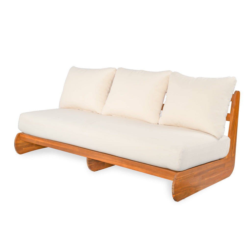 Outdoor Acacia Lazy 5 Seater Chat Set