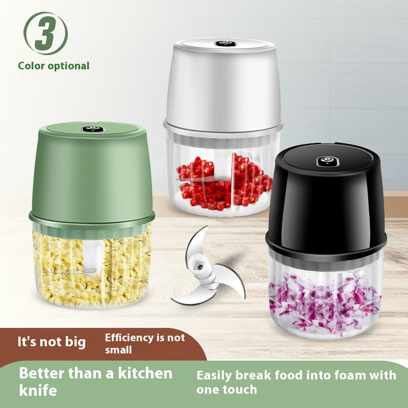 Mini Electric Garlic Chopper & Food Processor, 250ml