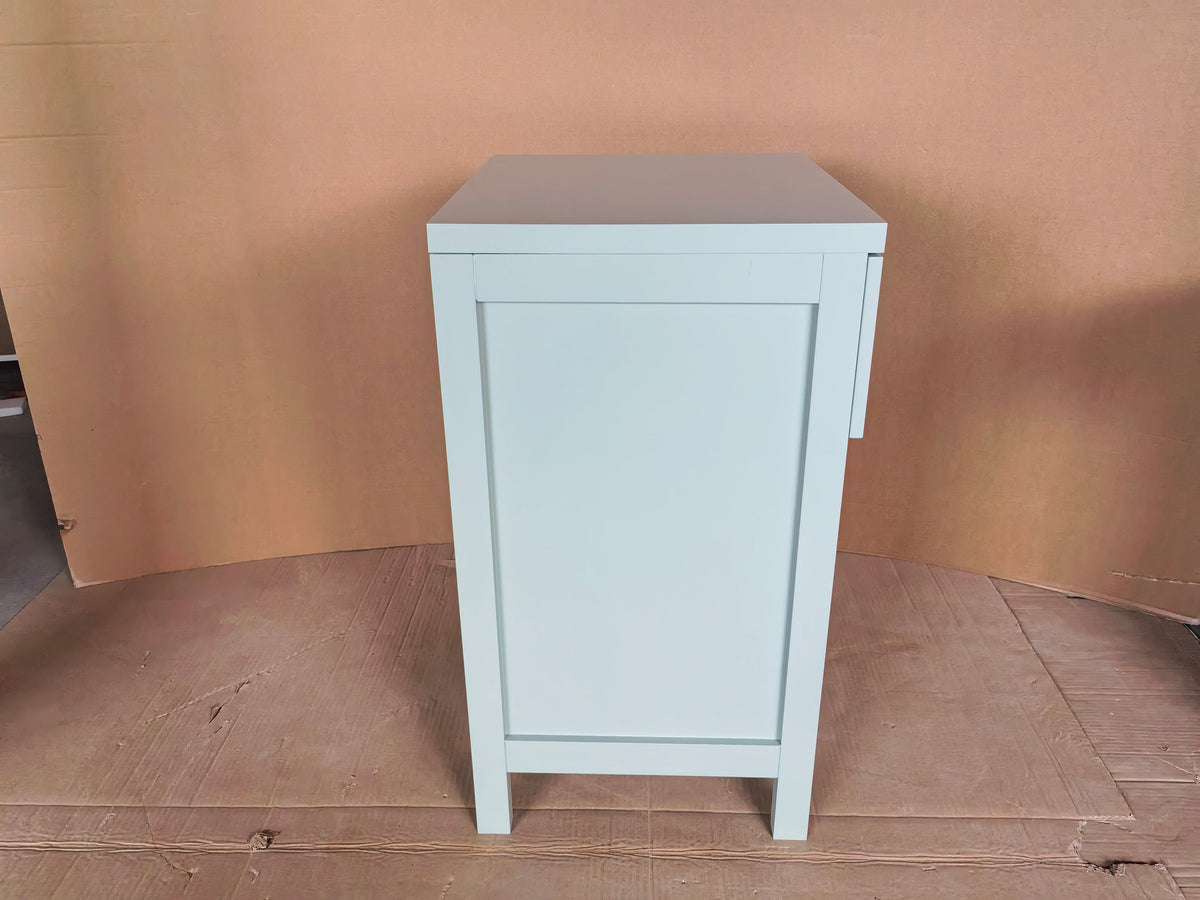 Modern Nightstand with Drawer and Open Shelf