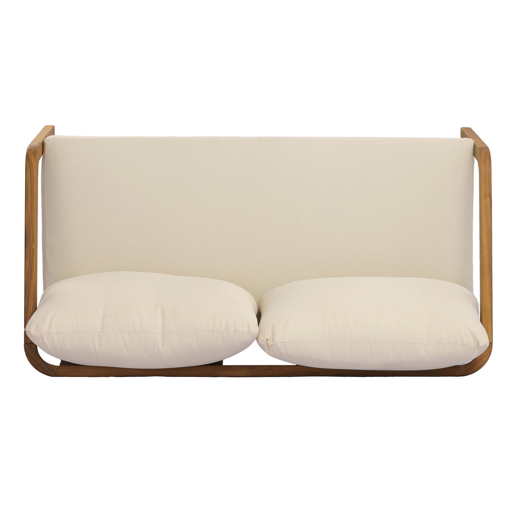 2-Piece Outdoor Loveseat & Coffee Table Set