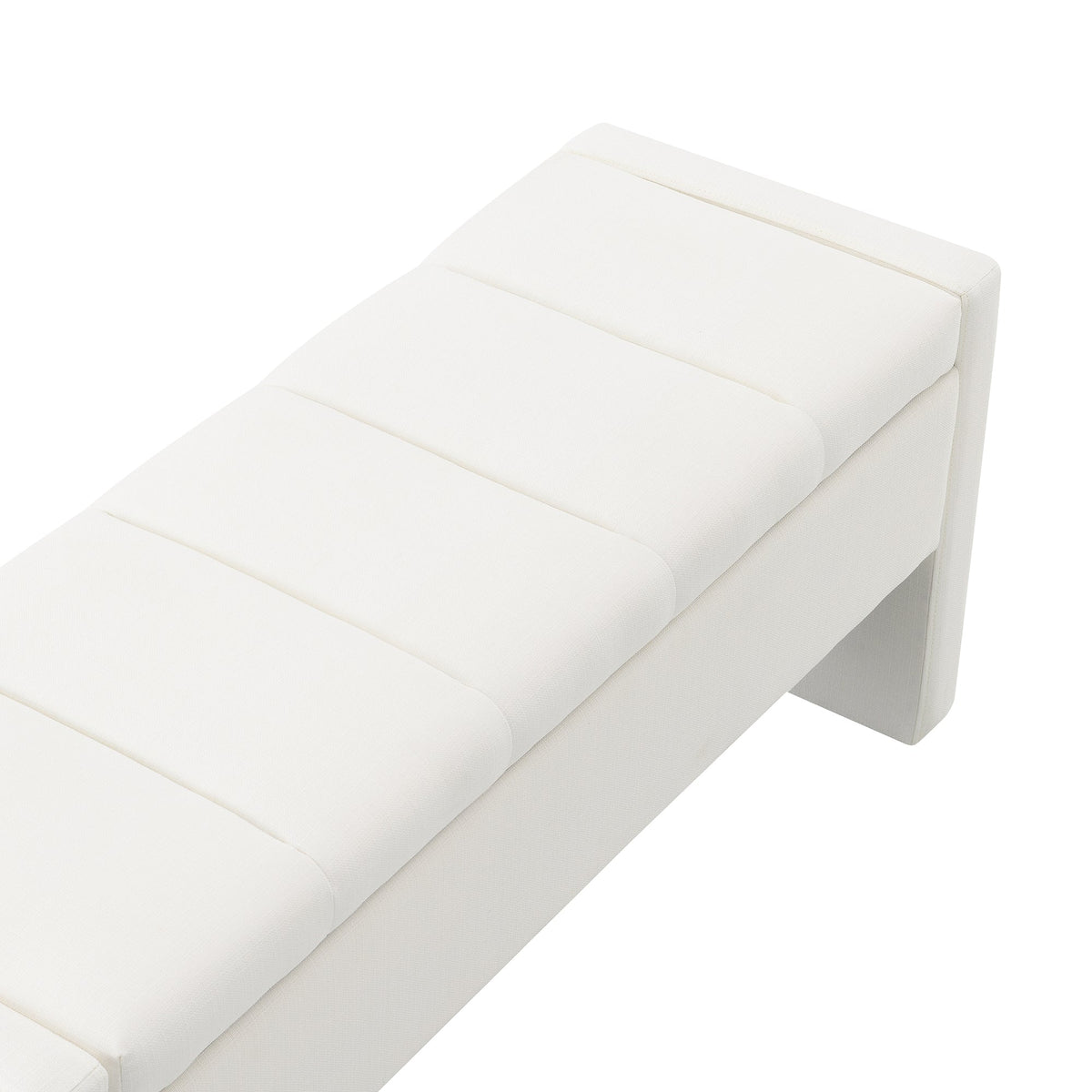 Modern Bed End Bench with Storage