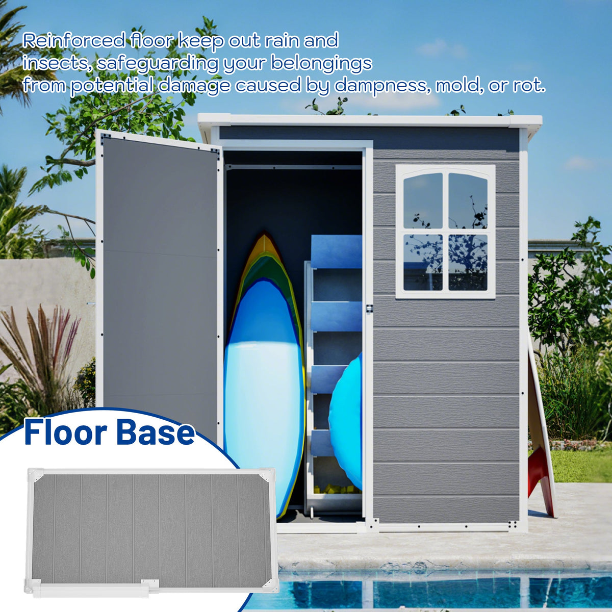 5x3ft Premium Shed