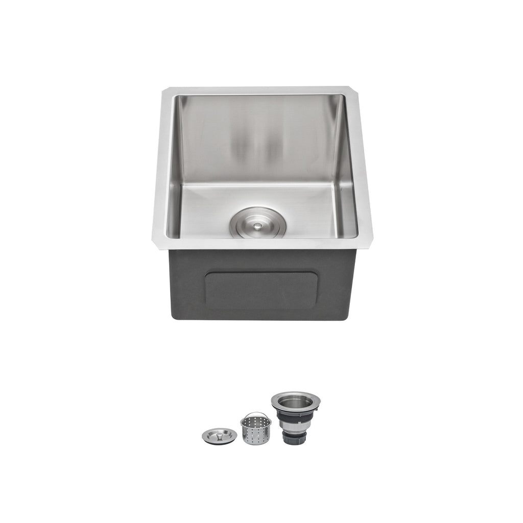 15 Inch Undermount Sink - Stainless Steel Kitchen Sink
