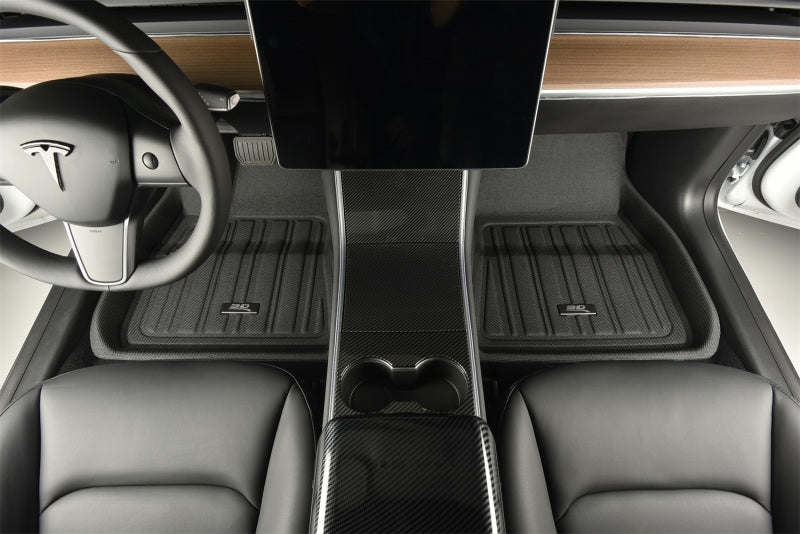 3D MAXpider 21-23 Polestar 2 Elitect 1st & 2nd Row Floormats - Black E1PS00001809