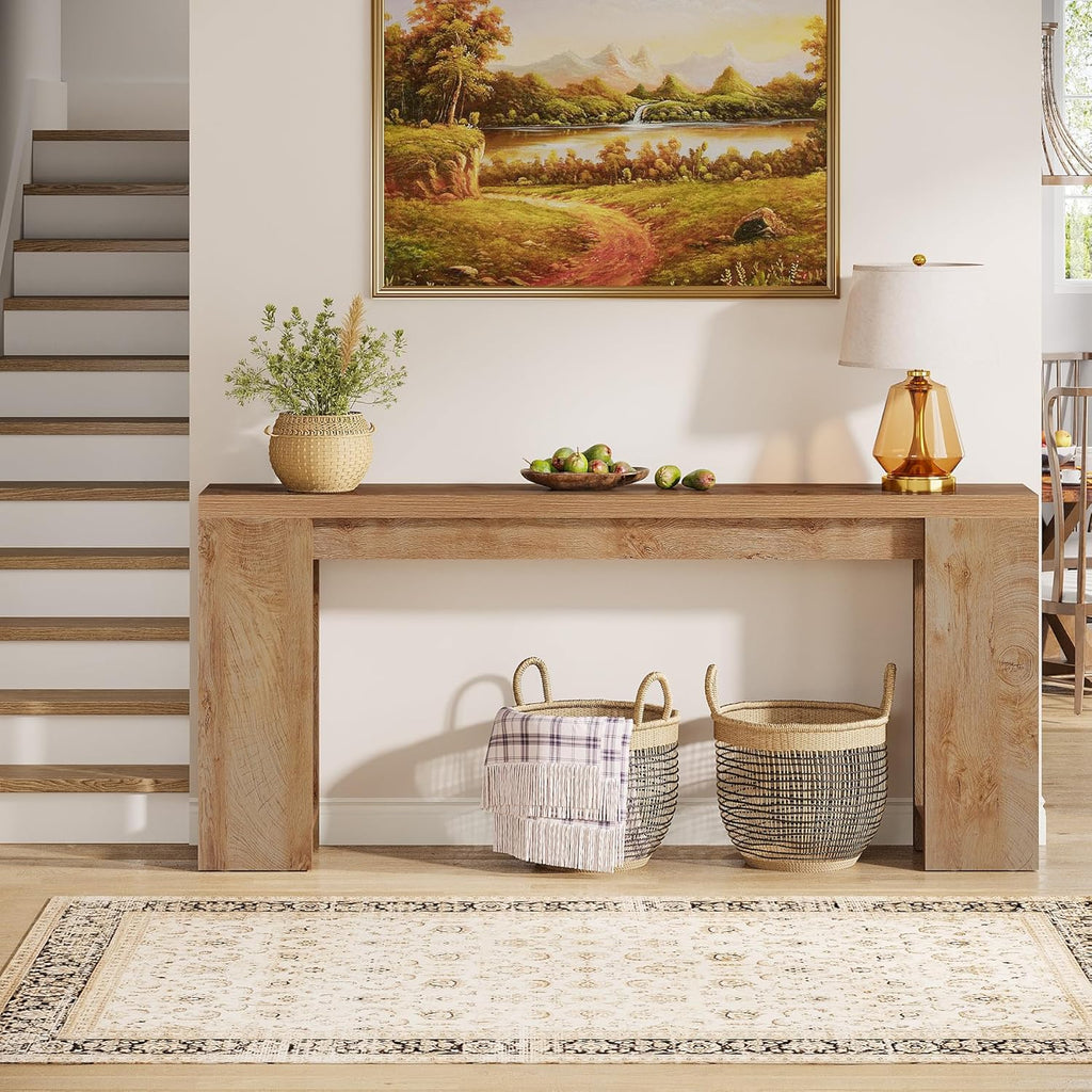 70.9" Extra Long Farmhouse Console Table
