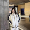 Womens Casual Sporty Jacket With A Stand-up Collar