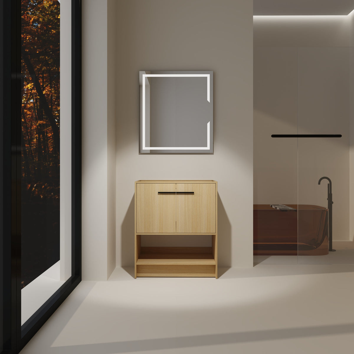 30" Bathroom Vanity with 2 Doors