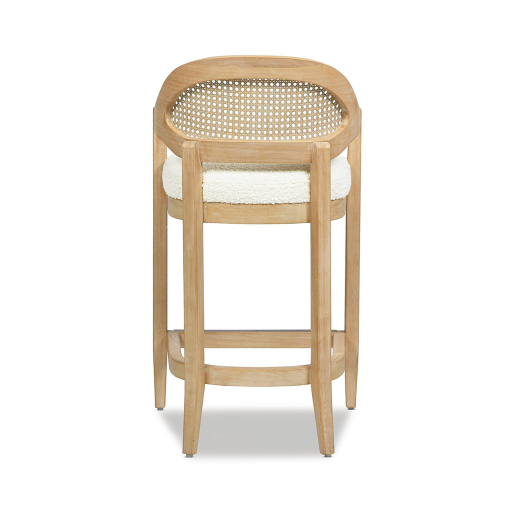 Americana Mid-Century Modern 26" Cane Back Counter Stool