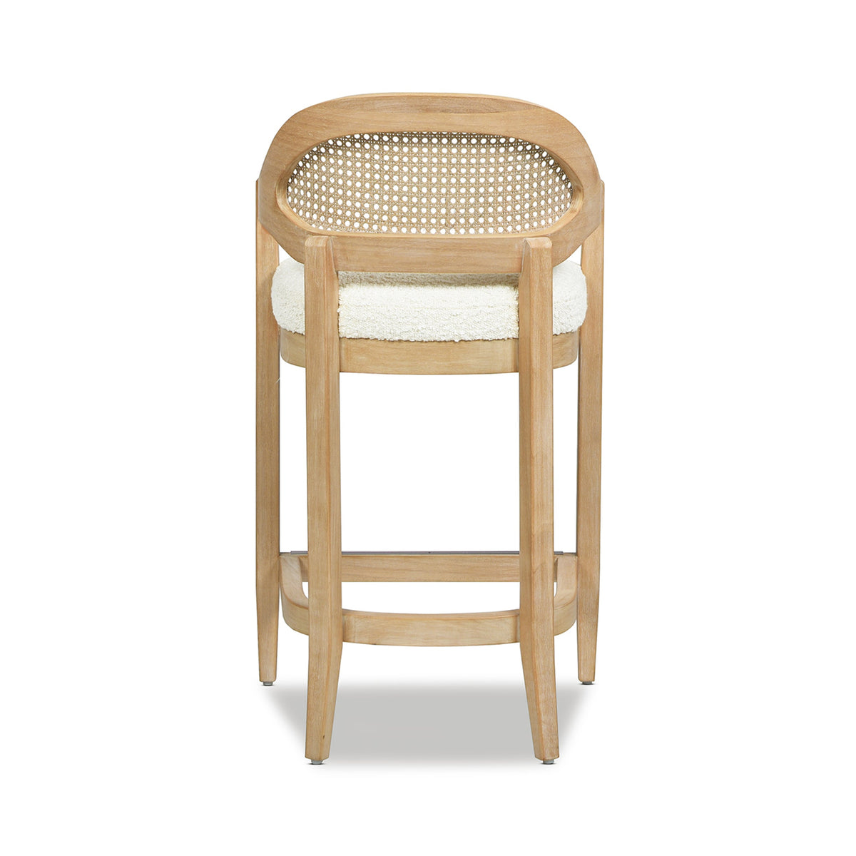 Americana Mid-Century Modern 26" Cane Back Counter Stool