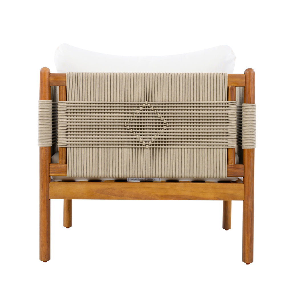 Outdoor Club Chairs (Set of 2) with Diamond-Pattern