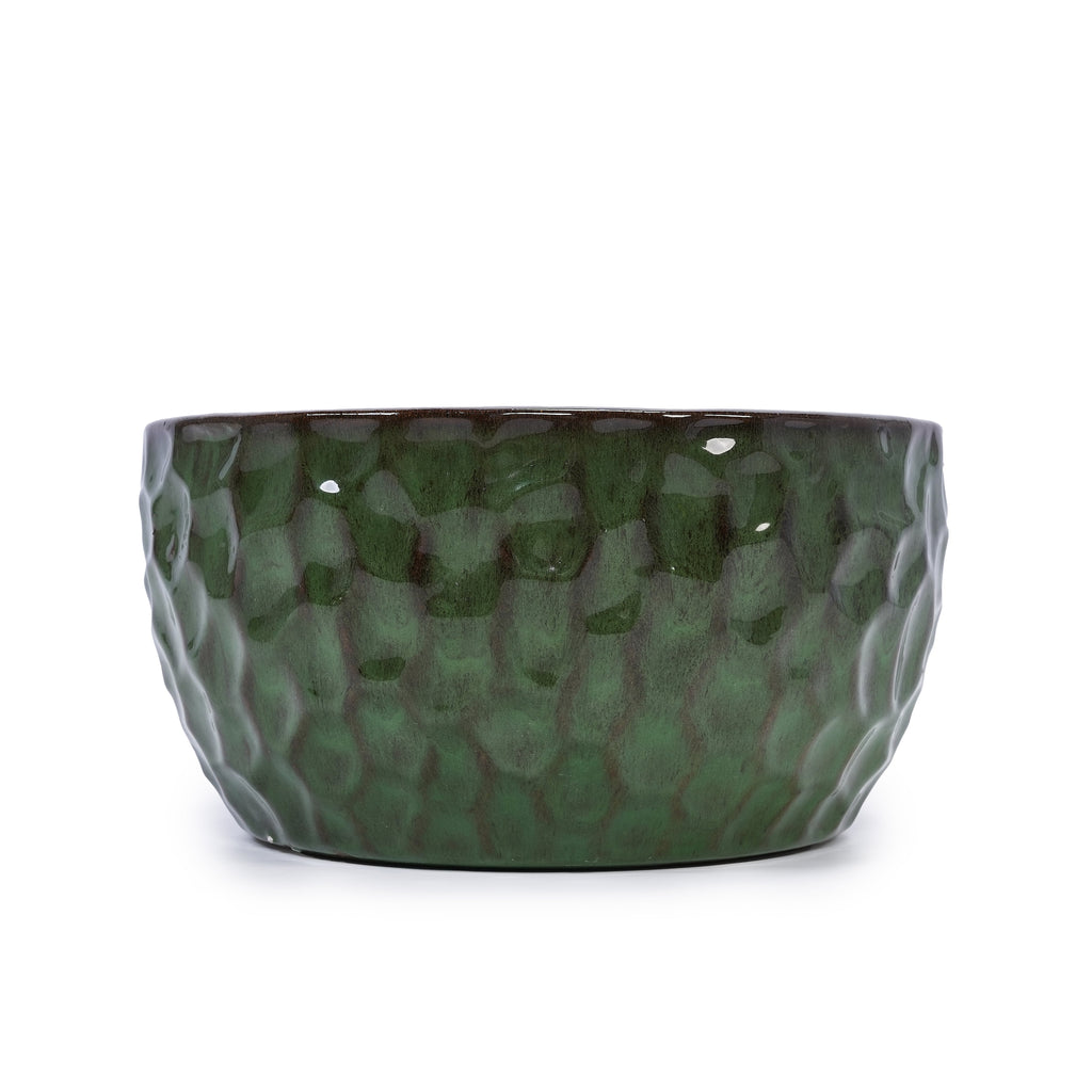 Handmade Glazed Ceramic Planter Set of 3