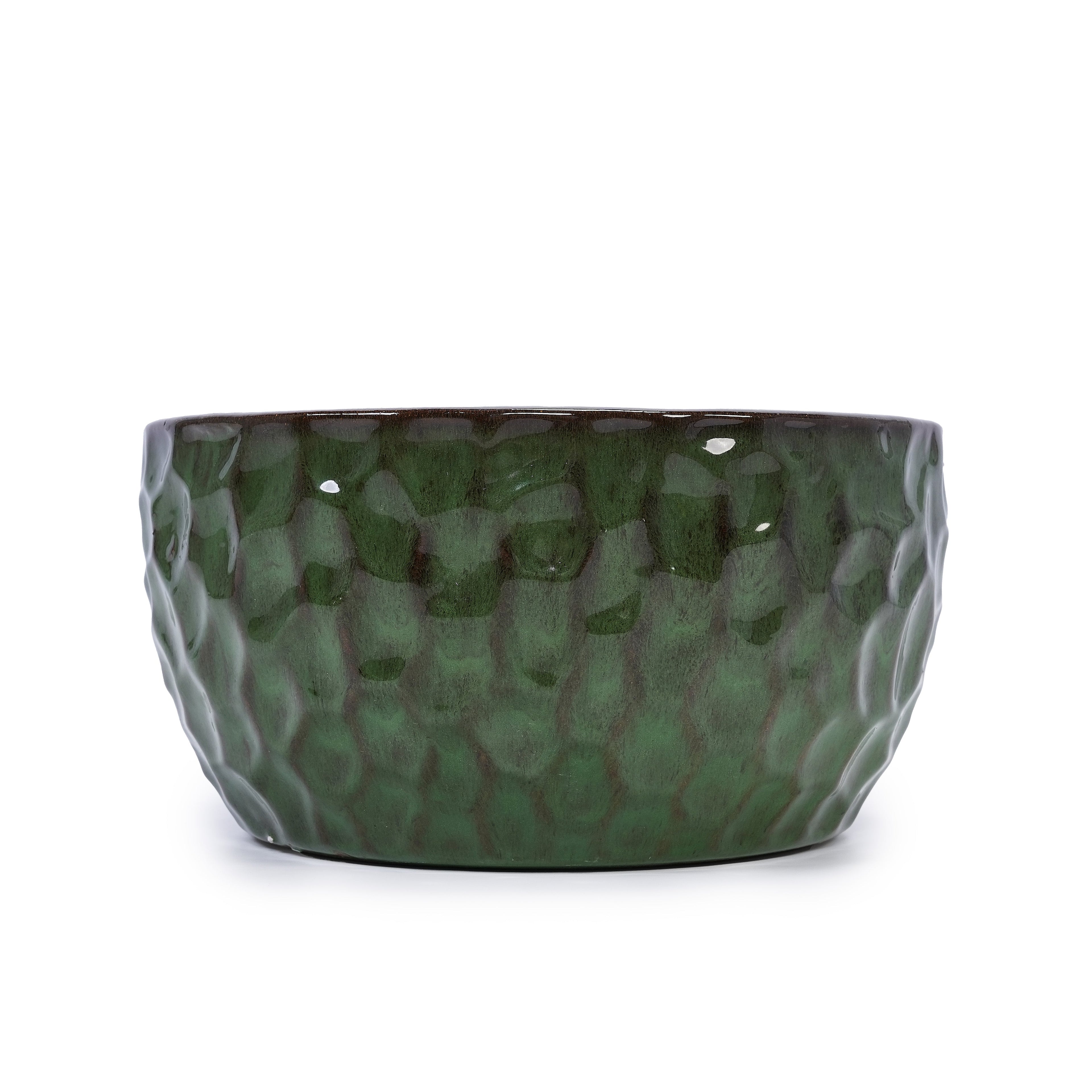 Handmade Glazed Ceramic Planter Set of 3