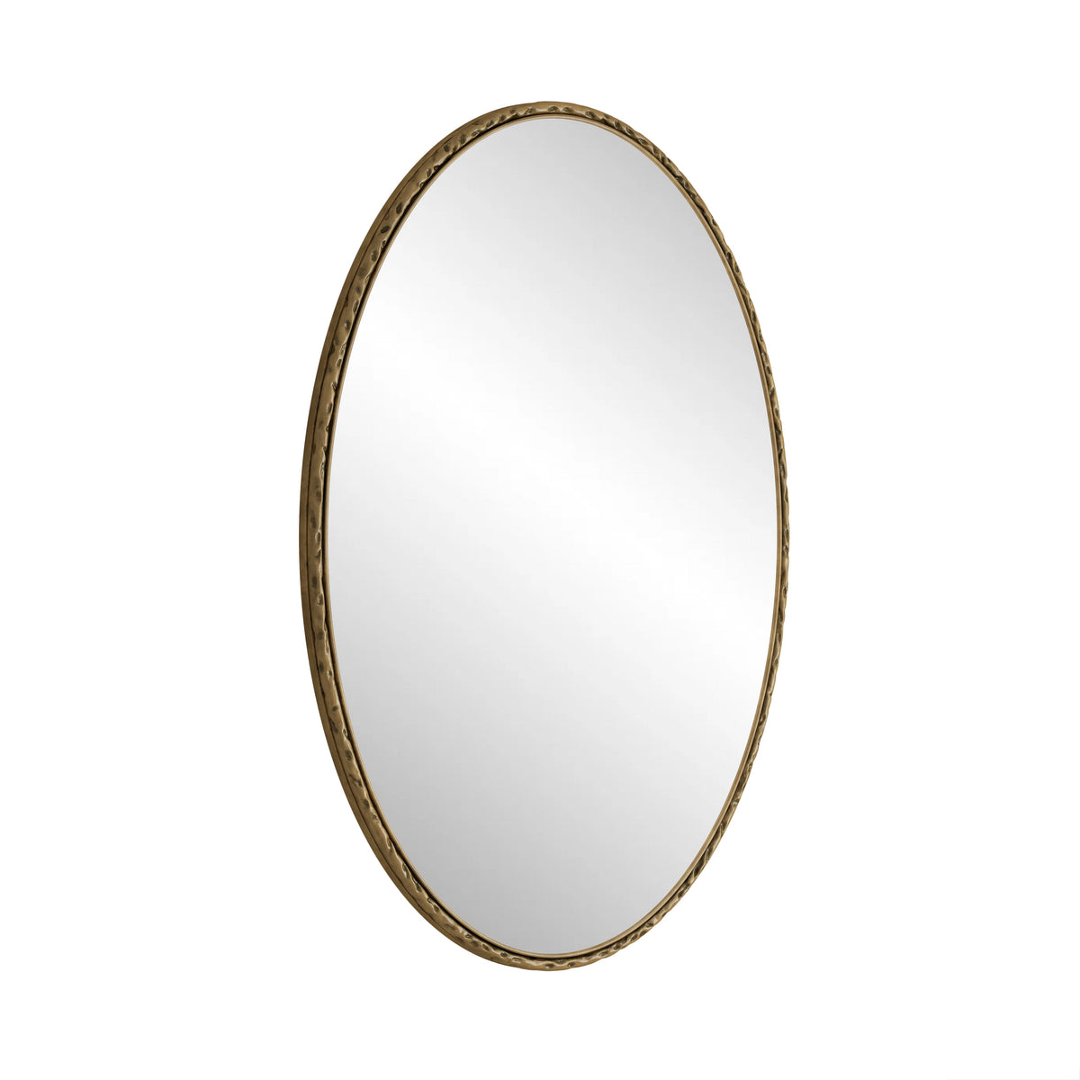 Iron Art Oval Retro Mirror