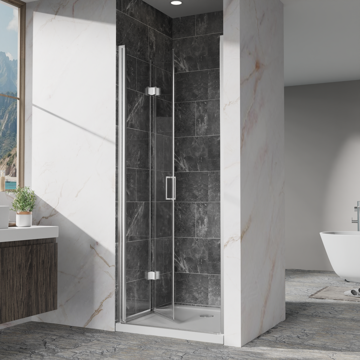 Goodyo Pivot Shower Doors