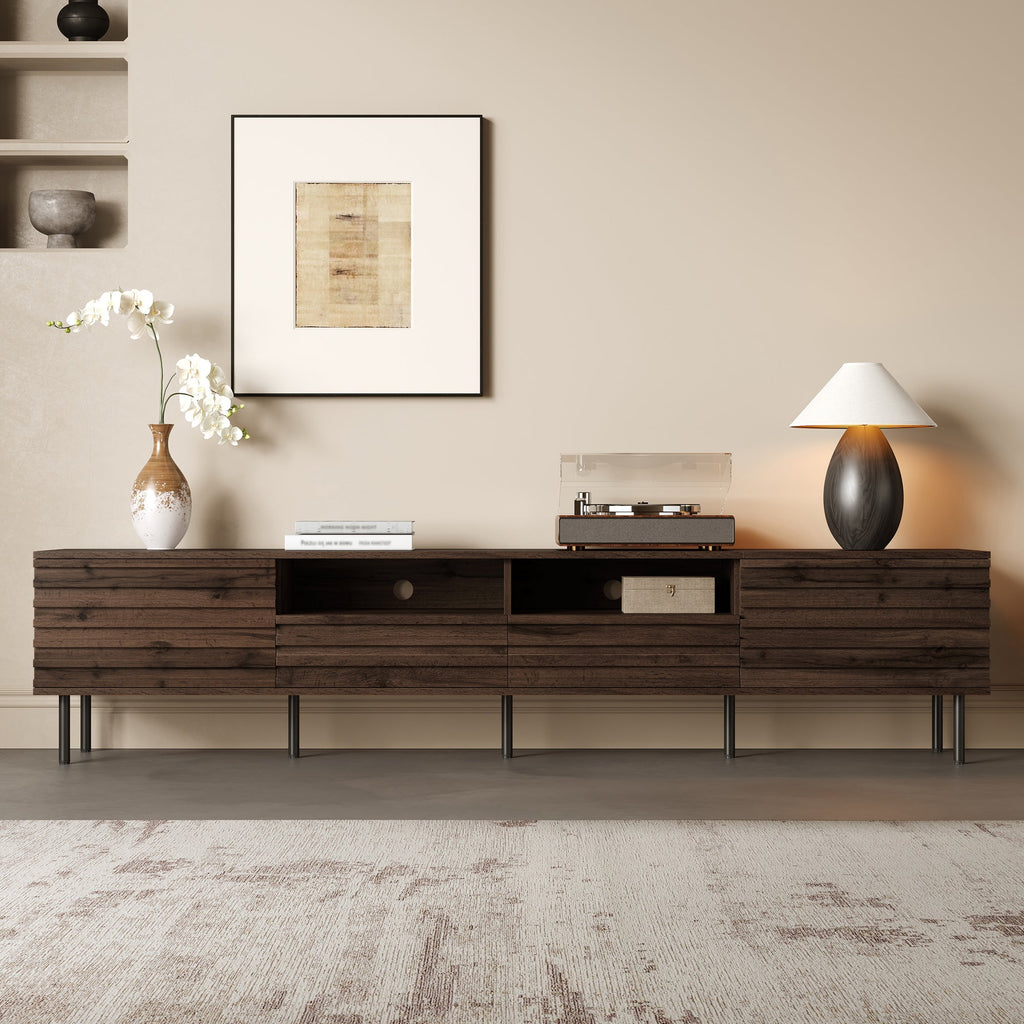 78 Inch Modern TV Stand for TVs Up to 85 Inches