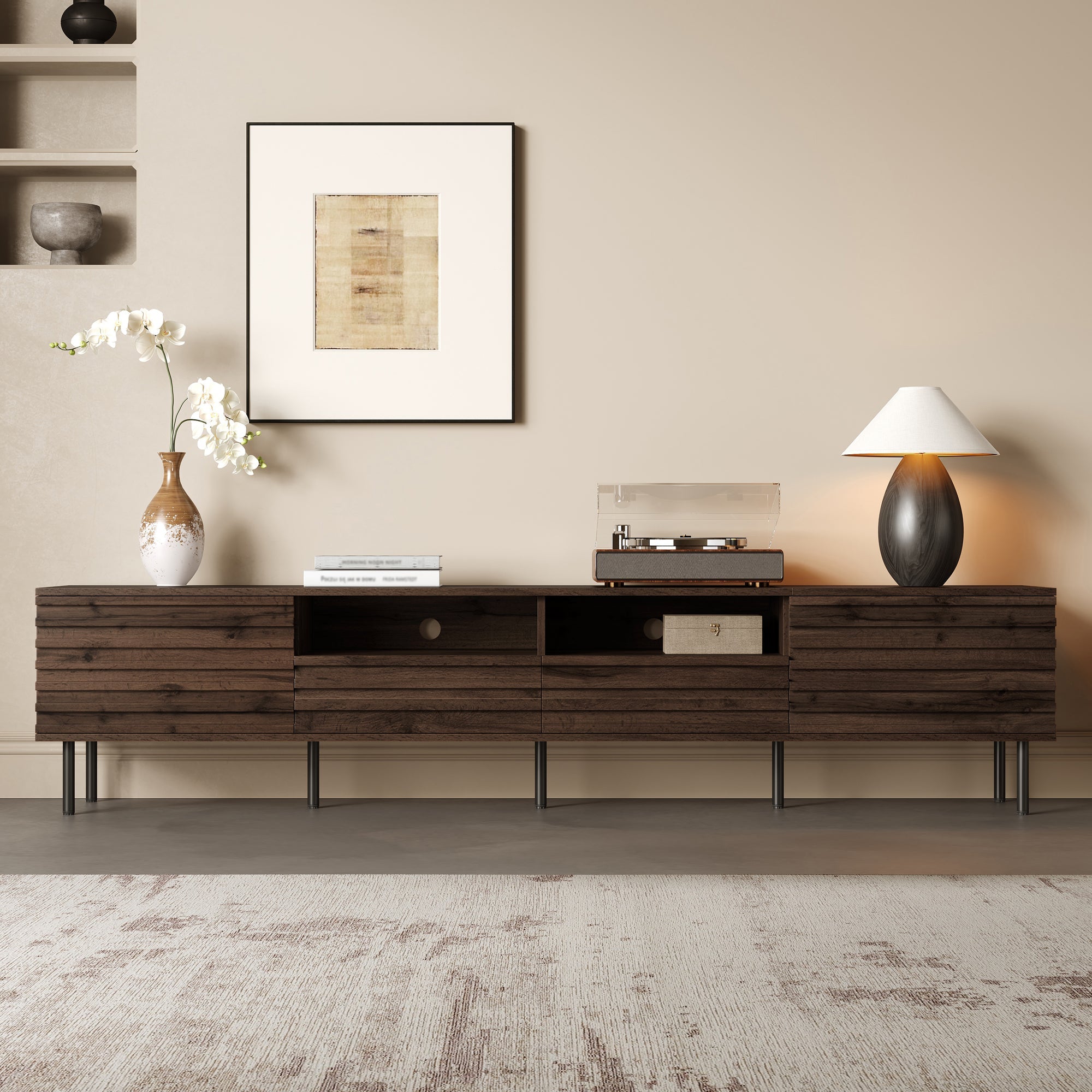 78 Inch Modern TV Stand for TVs Up to 85 Inches